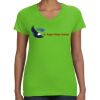 Women's V-Neck Fine Jersey Tee Thumbnail