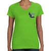 Women's V-Neck Fine Jersey Tee Thumbnail