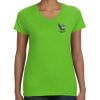Women's V-Neck Fine Jersey Tee Thumbnail