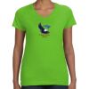 Women's V-Neck Fine Jersey Tee Thumbnail
